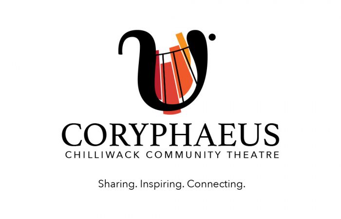 Coryphaeus logo presentation with Sharing. Inspiring. Connecting. tagline